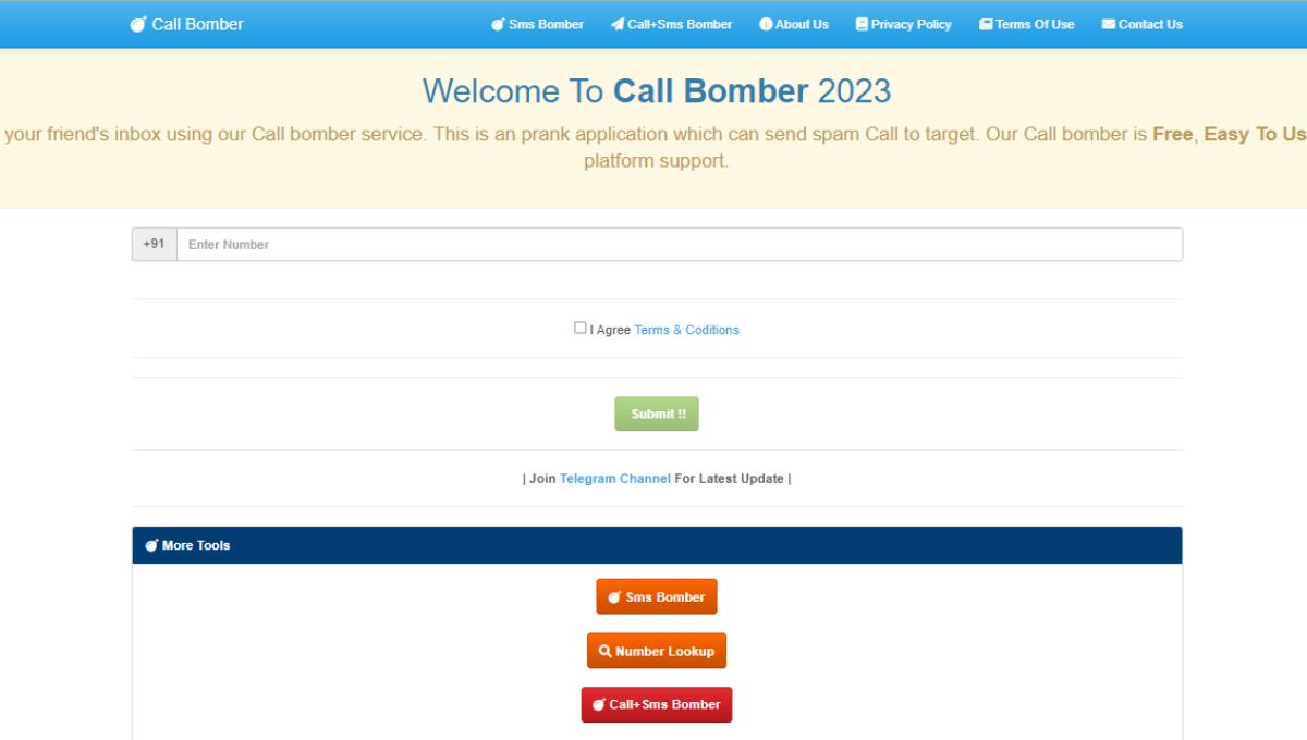 Call SMS Bombers