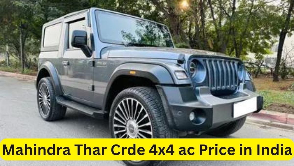 Mahindra Thar Crde 4x4 ac Price